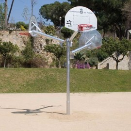 Multi Cistella de bàsquet antivandàlica model Street per 2, 3 i 4 cistelles